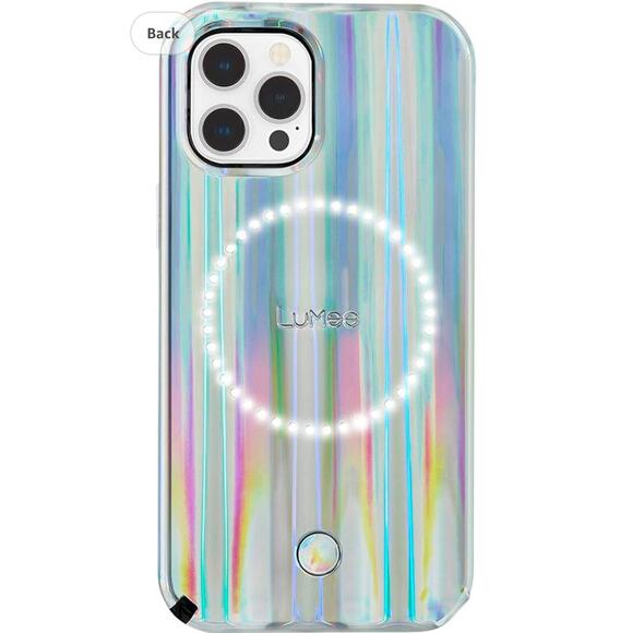 LuMee x Paris Hilton Halo Original Lighted Case for iPhone 12 Pro Holograph NWT - Picture 10 of 10